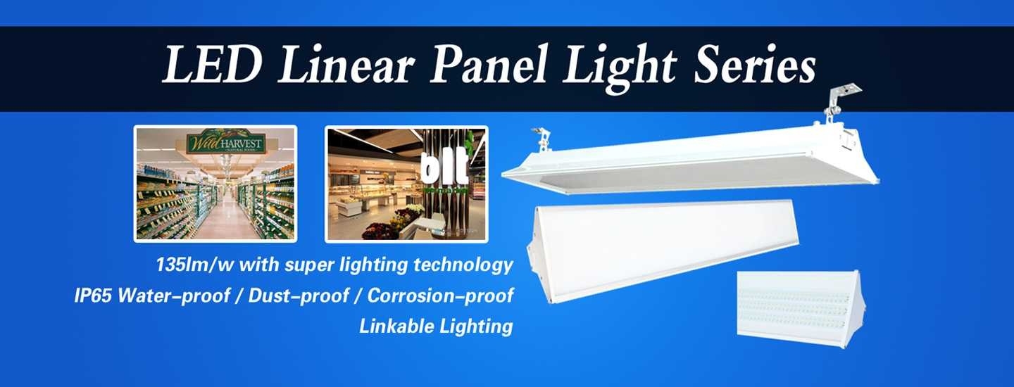 Haute baie allumant la LED