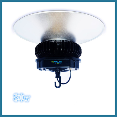 IP65 7300lm 80W AC120~240V Industry Application Led High bay Fixture With 3years Warranty